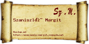 Szaniszló Margit névjegykártya